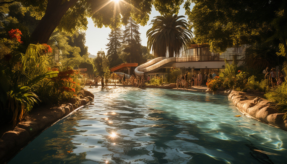 La piscine, un lieu de distraction