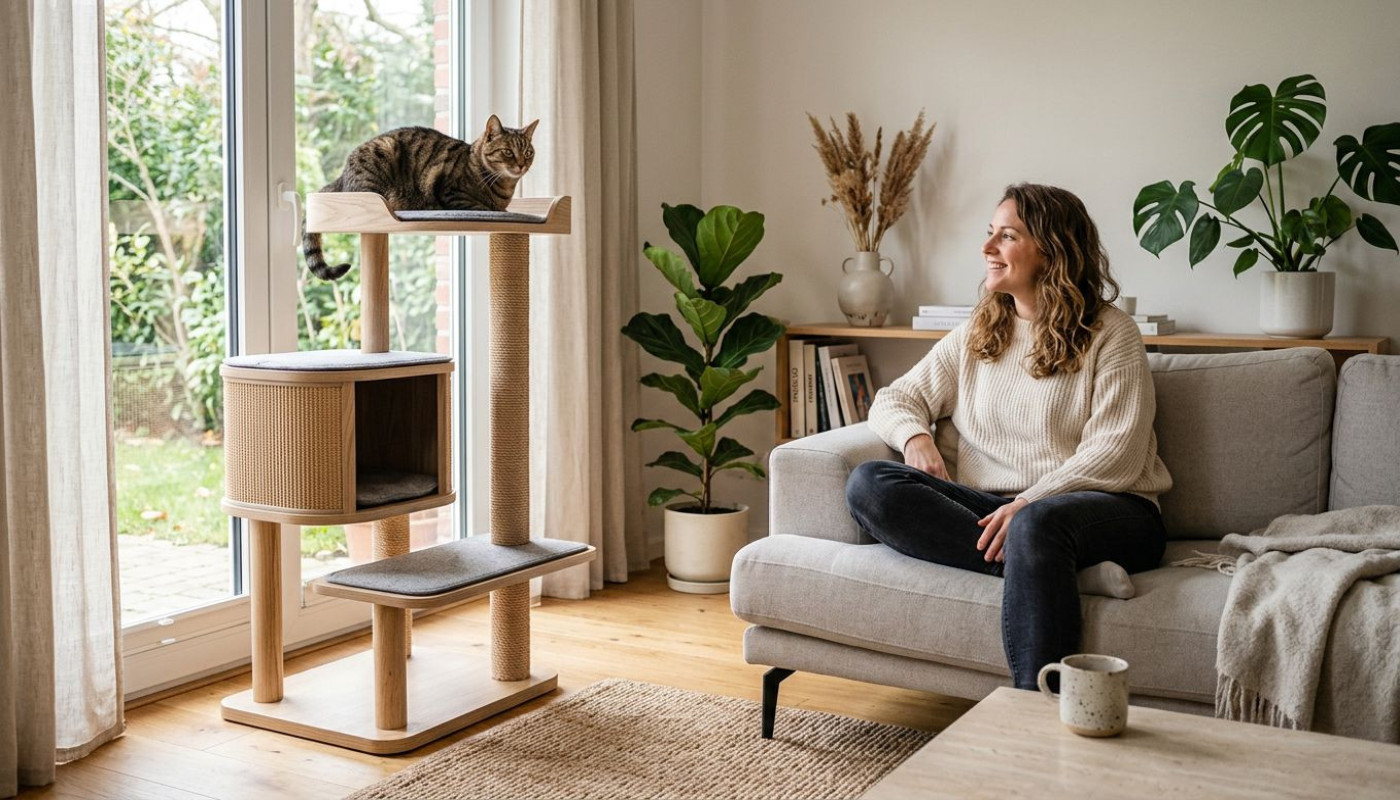 Quand design rime avec bien-être : l’impact visuel de l’arbre à chat dans votre salon
